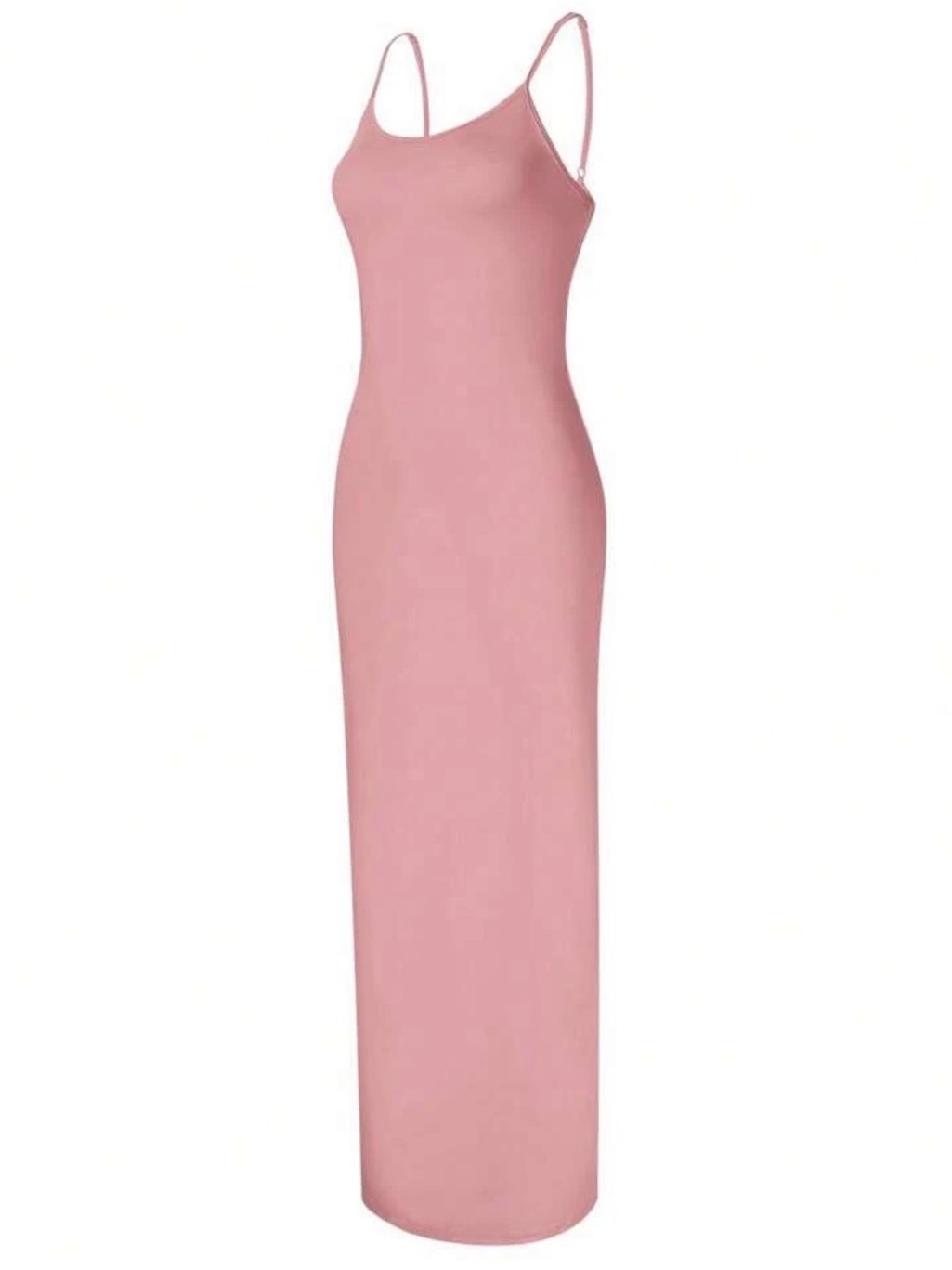 Classic Red Slip Midi Dress - Unbranded